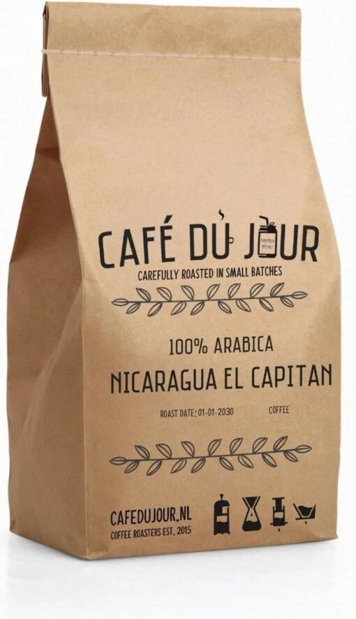 Café Du Jour 100% Arabica Nicaragua 1 Kilo Vers Gebrande Koffiebonen -Koffiebenodigdheden Winkel