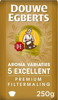 Douwe Egberts Excellent - Filterkoffie - 12 X 250 Gram -Koffiebenodigdheden Winkel 699x1200