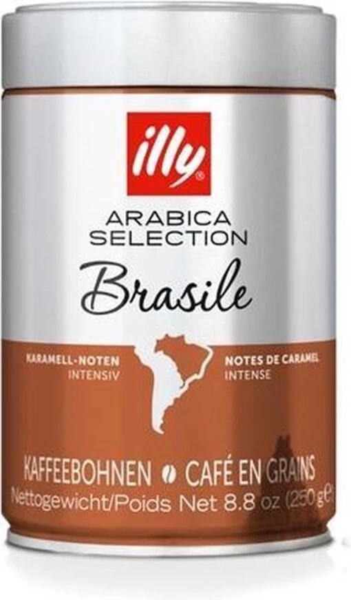 Illy Arabica Selection Brazilië - Koffiebonen - 250 Gram -Koffiebenodigdheden Winkel