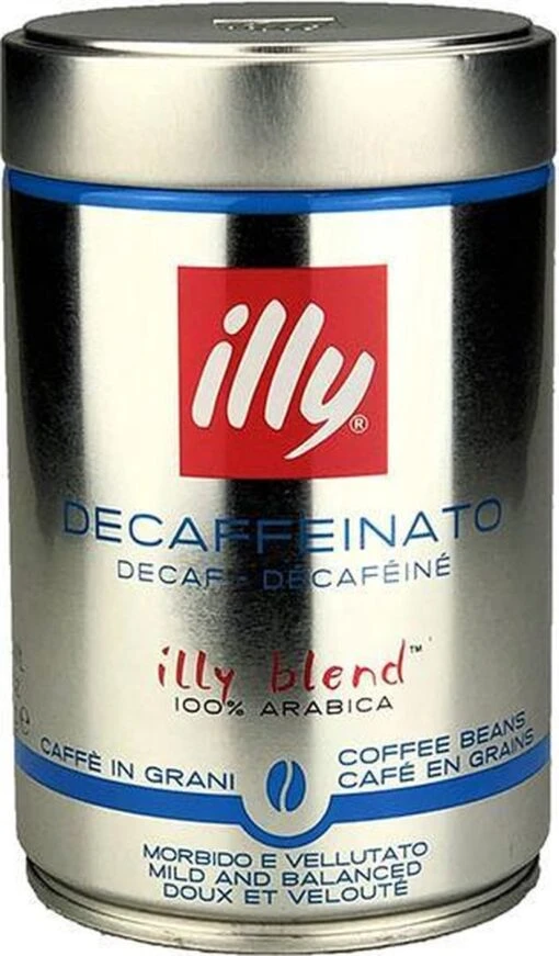 Illy Cafeïnevrij Koffiebonen - 250 Gram -Koffiebenodigdheden Winkel