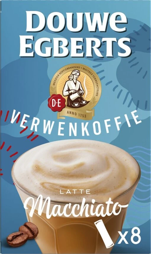 Douwe Egberts Verwenkoffie Latte Macchiato Oploskoffie - 5 X 8 Zakjes -Koffiebenodigdheden Winkel 713x1200 3