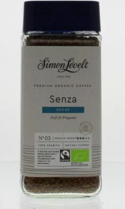 Simon Lévelt | Cafeïnevrije Oploskoffie Premium Organic Coffee - 100g -Koffiebenodigdheden Winkel 720x1200 3