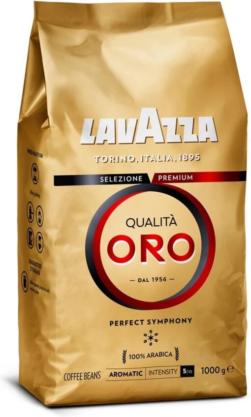 Lavazza Qualita Oro Koffiebonen -1 X 1 Kg -Koffiebenodigdheden Winkel 722x1200 1