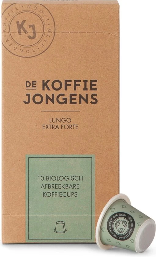 Nespresso Cups - De Koffiejongens - Lungo Extra Forte - 100% Biologisch Afbreekbaar - 60 Cups - 100% Nespresso Compatible -Koffiebenodigdheden Winkel 730x1200 1