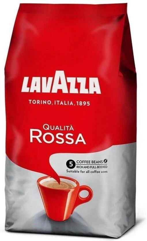 Lavazza Qualita Rossa Koffiebonen - 500g -Koffiebenodigdheden Winkel 734x1200 1