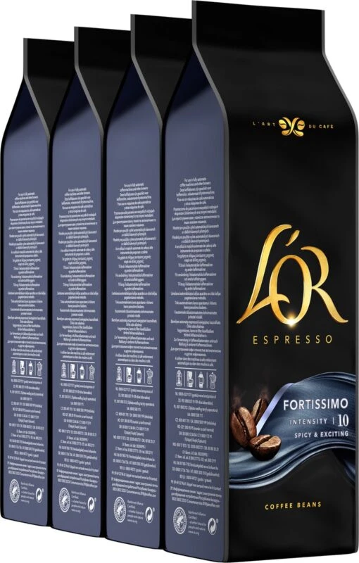 L'OR Espresso Fortissimo Koffiebonen (10) - 4 X 500 Gram -Koffiebenodigdheden Winkel 765x1200 4