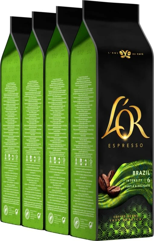 L'OR Espresso Origins Brazil Koffiebonen (6) - 4 X 500 Gram -Koffiebenodigdheden Winkel 766x1200 5