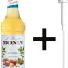 Monin Hazelnoot Suikervrij 70cl Koffiesiroop Met Doseer Pompje -Koffiebenodigdheden Winkel 784x1200