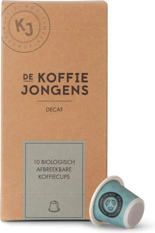 De Koffiejongens - Decaf - Nespresso Cups - 100% Biologisch Afbreekbaar - 60 Cups - 100% Nespresso Compatible -Koffiebenodigdheden Winkel 800x1200 4