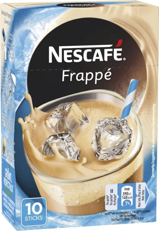 Nescafé Frappé Oploskoffie - 5 Doosjes à 10 Zakjes -Koffiebenodigdheden Winkel 828x1200 1