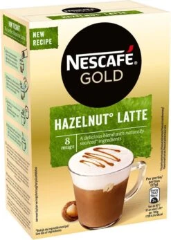 Nescafé Gold Hazelnoot Latte Oploskoffie - 6 Doosjes à 8 Zakjes -Koffiebenodigdheden Winkel 855x1200 1