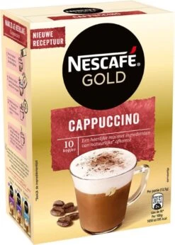 Nescafé Gold Cappuccino Oploskoffie - Ongezoet - 6 Doosjes à 10 Zakjes -Koffiebenodigdheden Winkel 857x1200 3