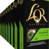 L'OR Lungo Elegante Koffiecups - Intensiteit 6/12 - 10 X 10 Capsules -Koffiebenodigdheden Winkel 874x1200