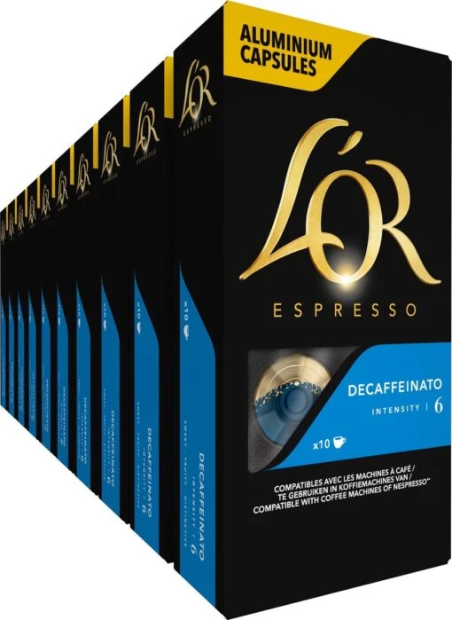 L'OR Espresso Decaffeinato Koffiecups - Intensiteit 6/12 - 10 X 10 Capsules -Koffiebenodigdheden Winkel 875x1200 4