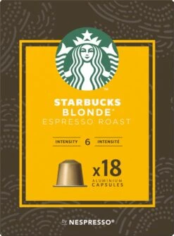 Starbucks By Nespresso Capsules Blonde Espresso Roast - 7 Doosjes à 18 Koffiecups -Koffiebenodigdheden Winkel 884x1200 1