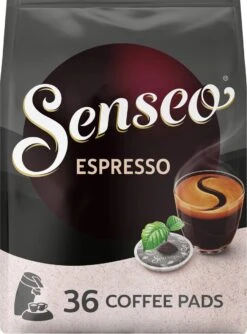 Senseo Espresso Koffiepads - 9/9 Intensiteit - 10 X 36 Pads -Koffiebenodigdheden Winkel 887x1200