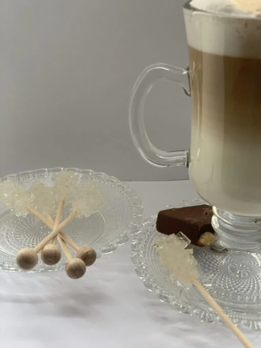 Luxe Kandijsticks - 10 Stuks - Thee - Koffie – Drank – Feest - Kandij - Sticks - Koffiesuiker - Kandij Sticks - Tafelversiering - Cadeau – Gift – Suikersticks – Cocktail - Wit - Kandijsuiker - Feestdagen - Hightea -Koffiebenodigdheden Winkel 899x1200 3