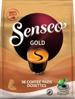 Senseo Gold Koffiepads - 5/9 Intensiteit - 10 X 36 Pads -Koffiebenodigdheden Winkel 910x1200