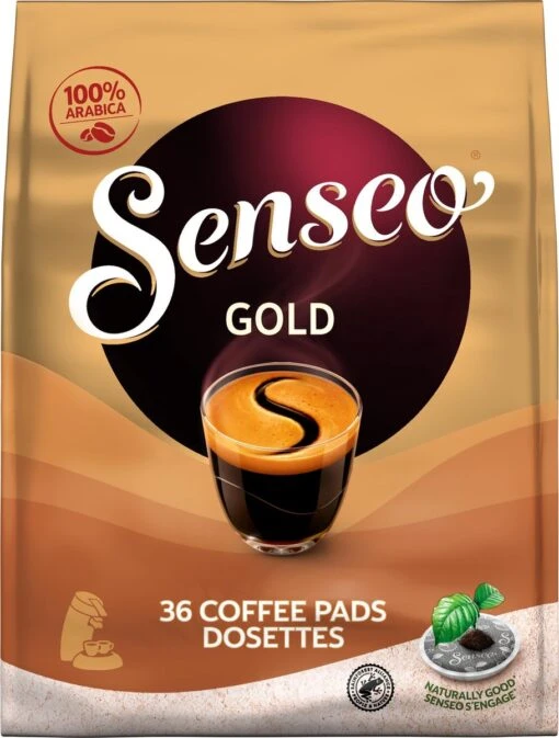 Senseo Gold Koffiepads - 5/9 Intensiteit - 10 X 36 Pads -Koffiebenodigdheden Winkel