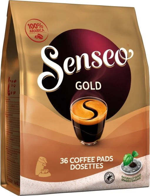 Senseo Gold Koffiepads - 5/9 Intensiteit - 10 X 36 Pads -Koffiebenodigdheden Winkel