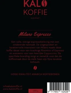 Kalo Koffie - 100% Arabica Koffiebonen - Milano Espresso - 1kg - Exclusieve Koffie -Koffiebenodigdheden Winkel 921x1200