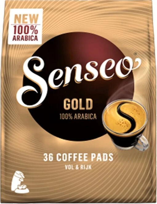 Senseo Gold Koffiepads - 5/9 Intensiteit - 10 X 36 Pads -Koffiebenodigdheden Winkel