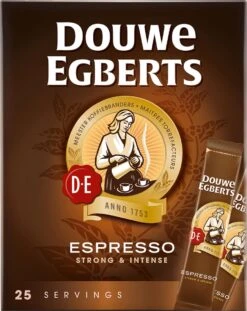 Douwe Egberts Espresso Sticks Oploskoffie - 6 X 25 Zakjes -Koffiebenodigdheden Winkel 954x1200