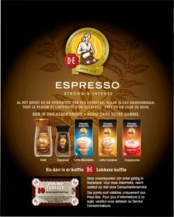 Douwe Egberts Espresso Sticks Oploskoffie - 6 X 25 Zakjes -Koffiebenodigdheden Winkel 958x1200