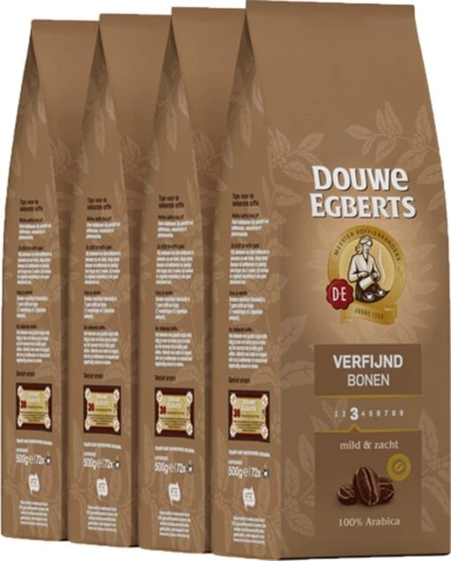 Douwe Egberts Verfijnd Koffiebonen - 4 X 500 Gram -Koffiebenodigdheden Winkel 965x1200 2