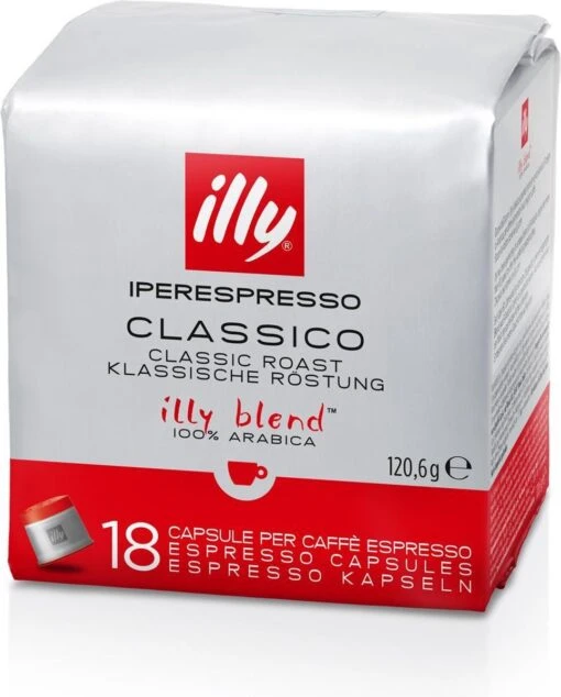 Illy - Iperespresso Koffie Home Classico 6 X 18 Capsules -Koffiebenodigdheden Winkel 965x1200 3