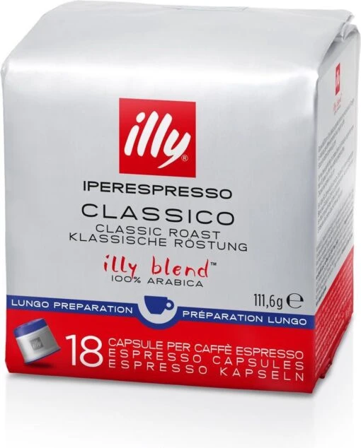 Illy - Iperespresso Koffie Home Classico Lungo 6 X 18 Capsules -Koffiebenodigdheden Winkel 965x1200 4