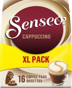 Senseo Cappuccino Koffiepads - 2/9 Intensiteit - 4 X 16 Pads - Voordeelverpakking -Koffiebenodigdheden Winkel 981x1200 1