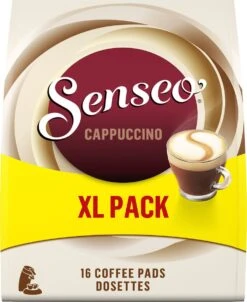 Senseo Cappuccino Koffiepads - 2/9 Intensiteit - 4 X 16 Pads - Voordeelverpakking -Koffiebenodigdheden Winkel 982x1200 1