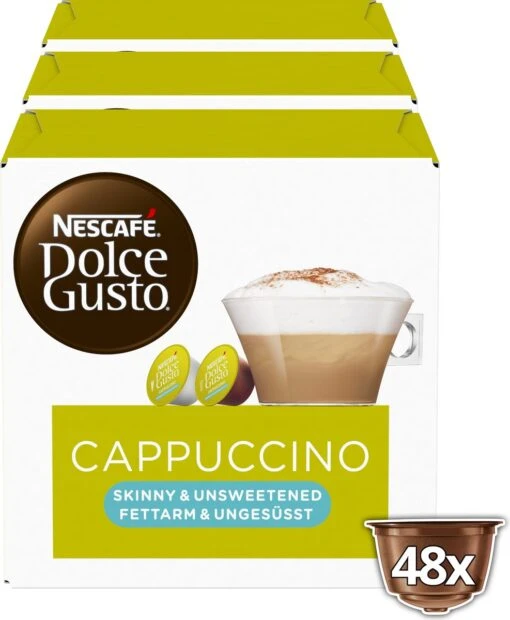 Nescafé Dolce Gusto Cappuccino Light Capsules - 48 Koffiecups -Koffiebenodigdheden Winkel 987x1200 1