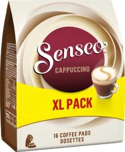 Senseo Cappuccino Koffiepads - 2/9 Intensiteit - 4 X 16 Pads - Voordeelverpakking -Koffiebenodigdheden Winkel 990x1200