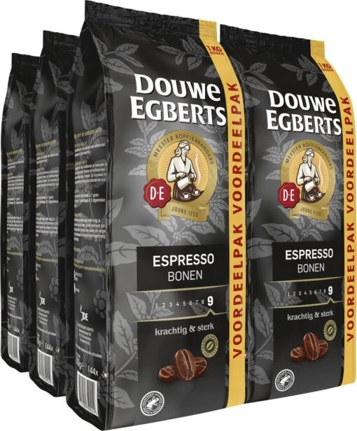 Douwe Egberts Espresso Koffiebonen - 4 X 1000 Gram - Extra Grote Verpakking -Koffiebenodigdheden Winkel 993x1200 1