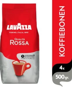 Lavazza Qualita Rossa Koffiebonen - 500 Gram X4 -Koffiebenodigdheden Winkel 993x1200 2