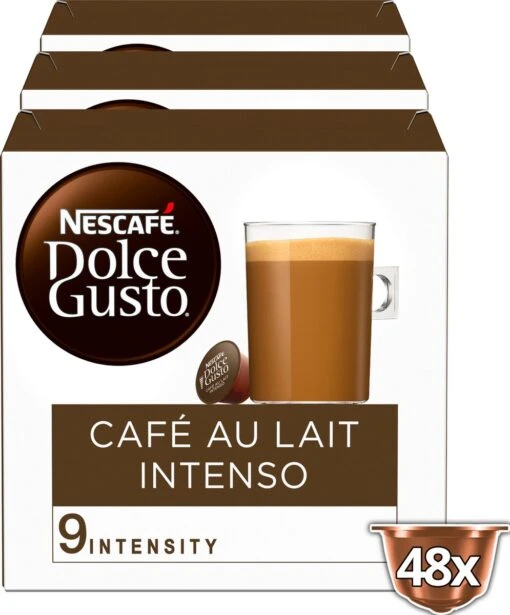 Nescafé Dolce Gusto Cafe Au Lait Intenso Capsules - 48 Koffiecups -Koffiebenodigdheden Winkel 995x1200 13