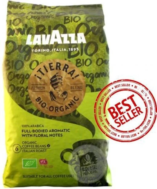 Lavazza BIO Organic Tierra Koffiebonen -Koffiebenodigdheden Winkel