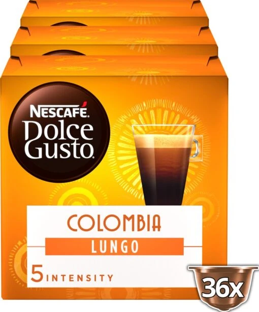 Nescafé Dolce Gusto Absolute Origins Colombia Lungo Capsules - 36 Koffiecups - GB-ORG-05 -Koffiebenodigdheden Winkel 997x1200 3