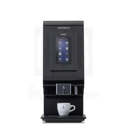 ANIMO OptiVend 11s Touch INSTANT KOFFIEMACHINE, 1 CANISTER 5,1 Liter, 1009950 -Koffiebenodigdheden Winkel ov s touch cup black