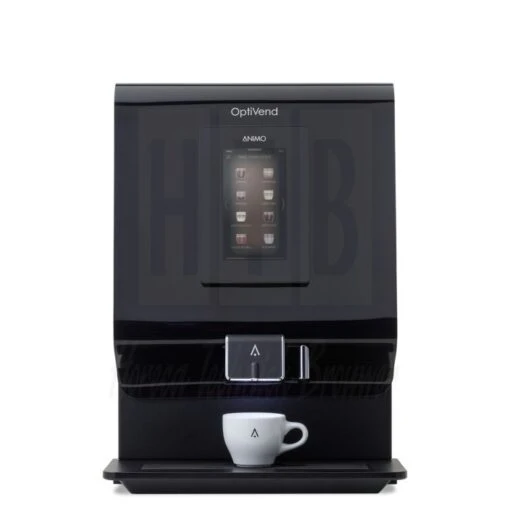 ANIMO OptiVend 32 Touch INSTANT KOFFIEMACHINE, 1 CANISTER 5,1 Liter, 2 CANISTERS 2,3 Liter, 1009960 -Koffiebenodigdheden Winkel ov touch cup black